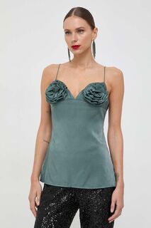 Блузка с открытыми плечами Bardot, зеленый