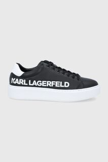 Кожаные туфли MAXI КУПИТЬ KL52225.001 Karl Lagerfeld, черный