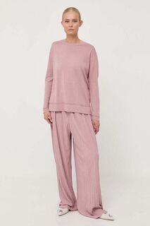 Шелковый свитер Max Mara Leisure, розовый