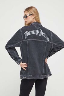 Джинсовая куртка Tommy Jeans, черный