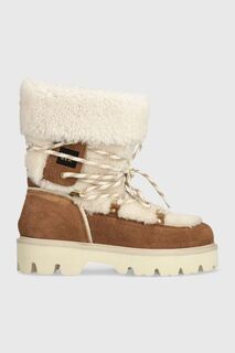 Замшевые зимние ботинки Eva Blauer, коричневый