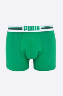 Боксеры с логотипом , 2 шт., зеленые (2 шт.) 90651904 Puma, зеленый