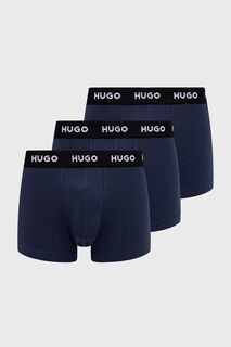 Пары боксеров HUGO 3 Hugo, темно-синий