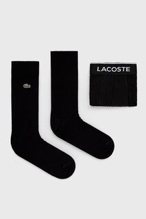 Боксеры и носки Lacoste, черный