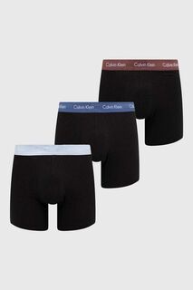 Комплект боксеров , 3 пары Calvin Klein Underwear, черный