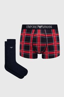 Боксеры и носки Emporio Armani Underwear, мультиколор