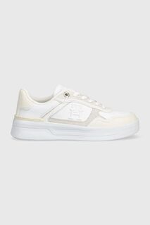 Кожаные кроссовки ESSENTIAL BASKET SNEAKER Tommy Hilfiger, белый