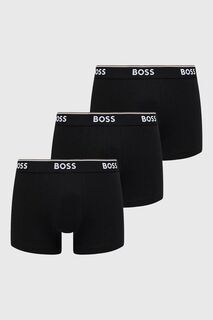 Набор боксеров BOSS, 3 пары Boss, черный