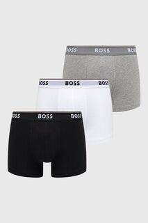 Набор боксеров BOSS, 3 пары Boss, белый