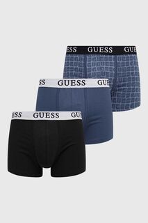 Комплект из трех боксеров Guess, синий