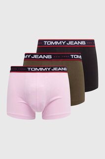 Набор боксеров , 3 пары Tommy Jeans, черный