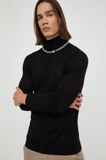 Шерстяной свитер Bruuns Bazaar, черный