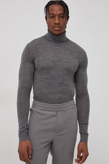 Шерстяной свитер Bruuns Bazaar, серый
