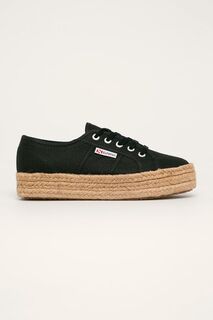 Эспадрильи Superga, черный