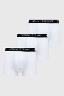 Комплект из трех боксеров Armani Exchange, белый