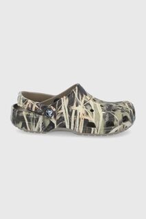 Классические шлепанцы Realtree Crocs, зеленый