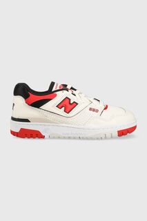 Кожаные кроссовки BB550VTB New Balance, бежевый