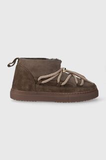 Замшевые зимние ботинки Classic Low Inuikii, коричневый