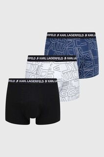 Комплект из трех боксеров Karl Lagerfeld, темно-синий