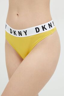 Дэнги стринги DKNY, желтый