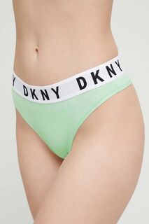 Дэнги стринги DKNY, зеленый