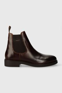 Кожаные ботинки челси Prepdale Gant, коричневый