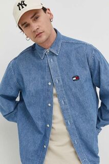Джинсовая рубашка Tommy Jeans, синий