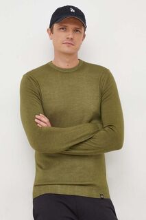Шерстяной свитер Colmar, зеленый