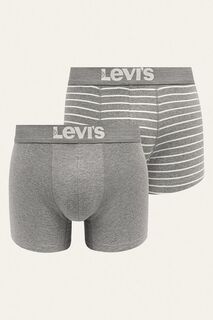 Шорты-боксеры (2 пары) Levi&apos;s, серый Levis