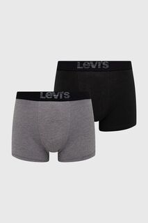 Боксеры (2 пары) Levi&apos;s, черный Levis