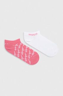 Носки HUGO, 2 шт. Hugo, розовый