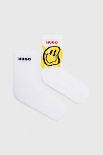 Носки HUGO, 2 шт. Hugo, белый