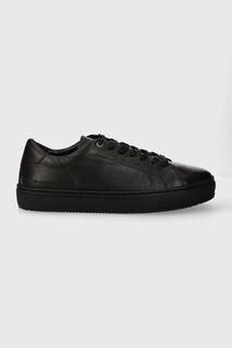 Кожаные кроссовки PREMIUM CUPSOLE GRAINED LTH Tommy Hilfiger, черный