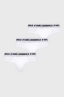 Трусы (3 шт.) 211M2103 Karl Lagerfeld, белый