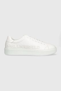 Кожаные кроссовки MAXI КУПИТЬ Karl Lagerfeld, белый