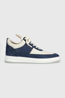 Кожаные кроссовки Low Top Game Filling Pieces, темно-синий