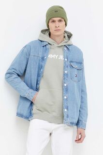 Джинсовая рубашка Tommy Jeans, синий