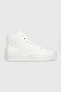 Кожаные кроссовки KL52265 MAXI КУПИТЬ Karl Lagerfeld, белый