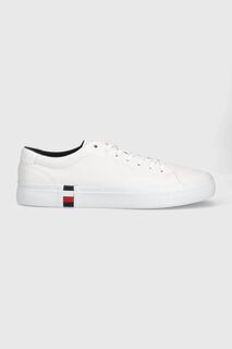 Кожаные кроссовки FM0FM04351 MODERN VULC CORPORATE LEATHER Tommy Hilfiger, белый