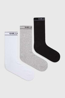 Носки , 3 пары Karl Lagerfeld, черный