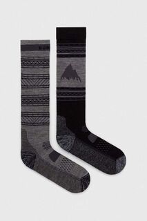 Легкие носки для сноуборда , 2 пары Burton, серый