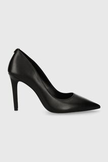 Кожаные туфли на высоком каблуке Alina MICHAEL Michael Kors, черный