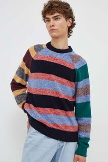 Шерстяной свитер PS Paul Smith, темно-синий