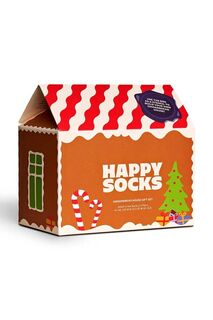 Рождественские носки , 4 шт. Happy Socks, мультиколор