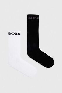 Носки BOSS, 2 пары Boss, черный