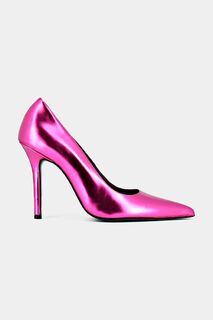 Кожаные туфли DINERA CUIR METALLISE на высоком каблуке Jonak, розовый