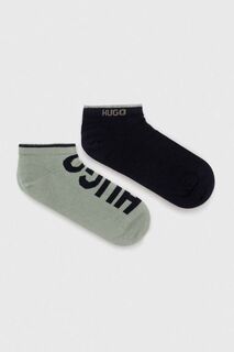 Носки HUGO 50468102 (2 шт.) Hugo, зеленый