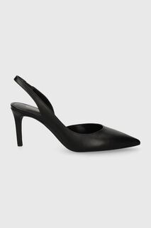 Кожаные туфли на высоком каблуке Alina MICHAEL Michael Kors, черный