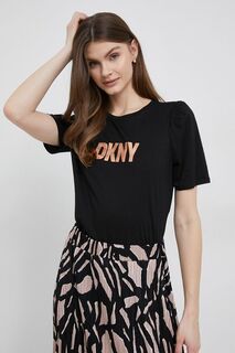 Прекрасная футболка DKNY, черный