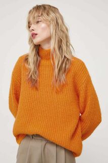 Шерстяной свитер Bruuns Bazaar, оранжевый